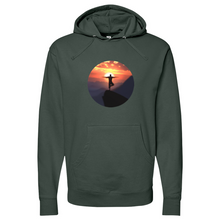 Load image into Gallery viewer, Sunset Yoga Midweight Hooded Sweatshirt