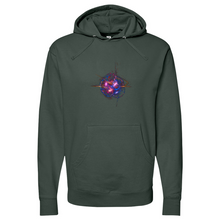 Load image into Gallery viewer, Colliding Atoms Midweight Hooded Sweatshirt
