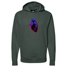 Load image into Gallery viewer, Heart in Color Midweight Hooded Sweatshirt