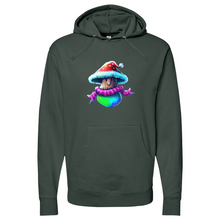 Load image into Gallery viewer, Shroom Santa Midweight Hooded Sweatshirt