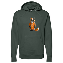 Load image into Gallery viewer, Orange Fox Midweight Hooded Sweatshirt