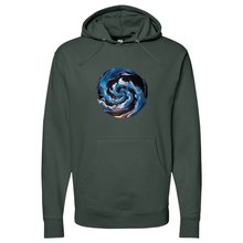 Load image into Gallery viewer, Sunset Waves Midweight Hooded Sweatshirt