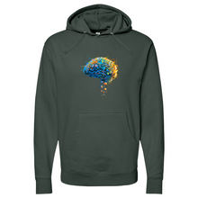 Load image into Gallery viewer, Atoms Brain Midweight Hooded Sweatshirt