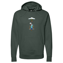 Load image into Gallery viewer, Woman Putting Her Fist Midweight Hooded Sweatshirt