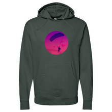 Load image into Gallery viewer, Purple Parachuter Midweight Hooded Sweatshirt