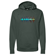 Load image into Gallery viewer, Frequency Cymbals 02 Midweight Hooded Sweatshirt
