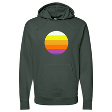 Load image into Gallery viewer, Pickleball Sunset Midweight Hooded Sweatshirt