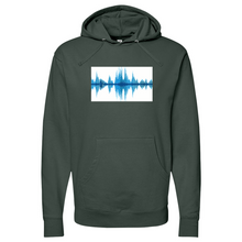 Load image into Gallery viewer, Blue Frequency 02 Midweight Hooded Sweatshirt