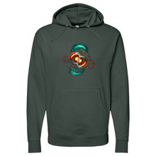 Load image into Gallery viewer, Atoms Face Midweight Hooded Sweatshirt