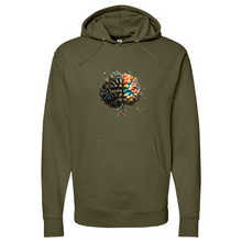 Load image into Gallery viewer, Brain Midweight Hooded Sweatshirt