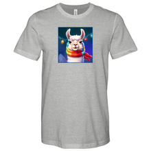 Load image into Gallery viewer, Llama Christmas Heathered Tee