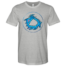 Load image into Gallery viewer, Blue Circle Heathered Tee