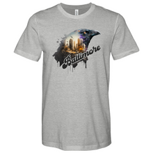 Load image into Gallery viewer, Baltimore Ravens Heathered Tee