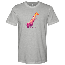 Load image into Gallery viewer, Giraffe Illustration Heathered Tee