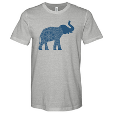 Load image into Gallery viewer, Mandala Elephant Heathered Tee