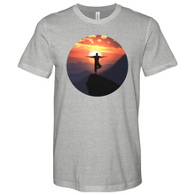 Load image into Gallery viewer, Sunset Yoga Heathered Tee
