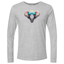 Load image into Gallery viewer, Elephant light Blue Long Sleeve