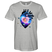 Load image into Gallery viewer, Cosmic Heart Heathered Tee