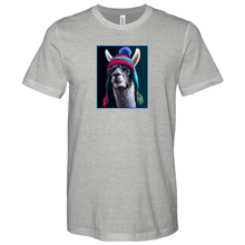 Load image into Gallery viewer, Llama Blue Heathered Tee