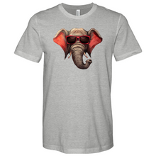 Load image into Gallery viewer, Red Glass Elephant Heathered Tee