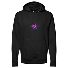 Load image into Gallery viewer, Colliding Atoms Midweight Hooded Sweatshirt