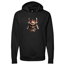 Load image into Gallery viewer, Red Japanese Mask Midweight Hooded Sweatshirt