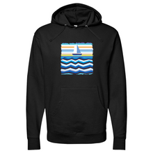 Load image into Gallery viewer, Boat at Sea Midweight Hooded Sweatshirt