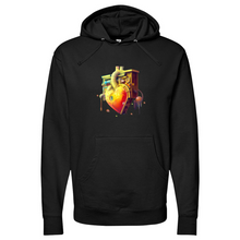 Load image into Gallery viewer, Flushing Heart Midweight Hooded Sweatshirt