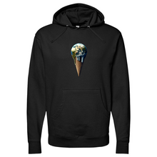 Load image into Gallery viewer, Melting Ice Cream Midweight Hooded Sweatshirt