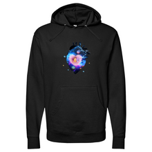Load image into Gallery viewer, Cosmic Heart Midweight Hooded Sweatshirt