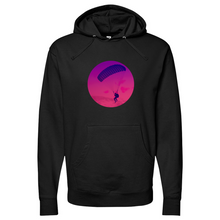 Load image into Gallery viewer, Purple Parachuter Midweight Hooded Sweatshirt
