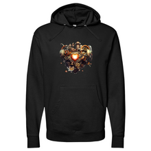 Load image into Gallery viewer, Heart Pipes Midweight Hooded Sweatshirt