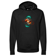 Load image into Gallery viewer, Atoms Face Midweight Hooded Sweatshirt