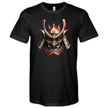 Load image into Gallery viewer, Red Japanese Mask Heathered Tee