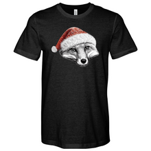 Load image into Gallery viewer, Christmas Fox Heathered Tee