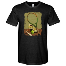 Load image into Gallery viewer, Dali Retro Tennis Heathered Tee