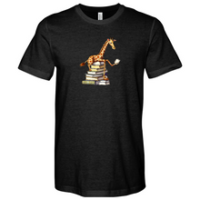 Load image into Gallery viewer, Reading Giraffe Heathered Tee