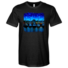 Load image into Gallery viewer, Shem Creek Starry Night Heathered Tee