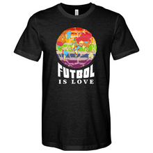 Load image into Gallery viewer, Futbol Is Love Heathered Tee