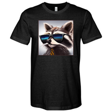 Load image into Gallery viewer, Preppy Raccoon Heathered Tee
