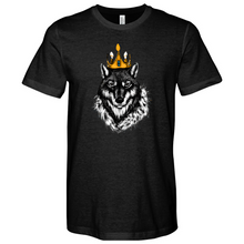 Load image into Gallery viewer, Wolf With Crown Min Heathered Tee