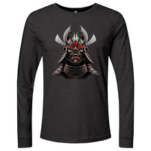 Load image into Gallery viewer, Silver & Red Japanese Warrior MinLong Sleeve