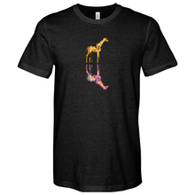 Load image into Gallery viewer, Giraffe Reflection Heathered Tee