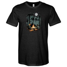 Load image into Gallery viewer, Couple on Campfire Heathered Tee