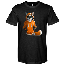 Load image into Gallery viewer, Orange Fox Heathered Tee