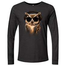 Load image into Gallery viewer, Owl in Headphones Long Sleeve