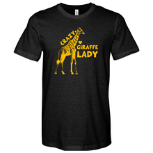 Load image into Gallery viewer, Crazy Giraffe Lady Heathered Tee
