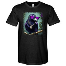 Load image into Gallery viewer, Purple Crow 8 Heathered Tee