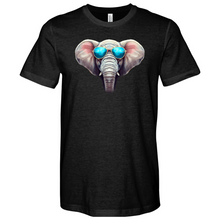 Load image into Gallery viewer, Elephant Light Blue Heathered Tee