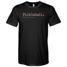 Load image into Gallery viewer, Pickleball the Less Expensive Heathered Tee